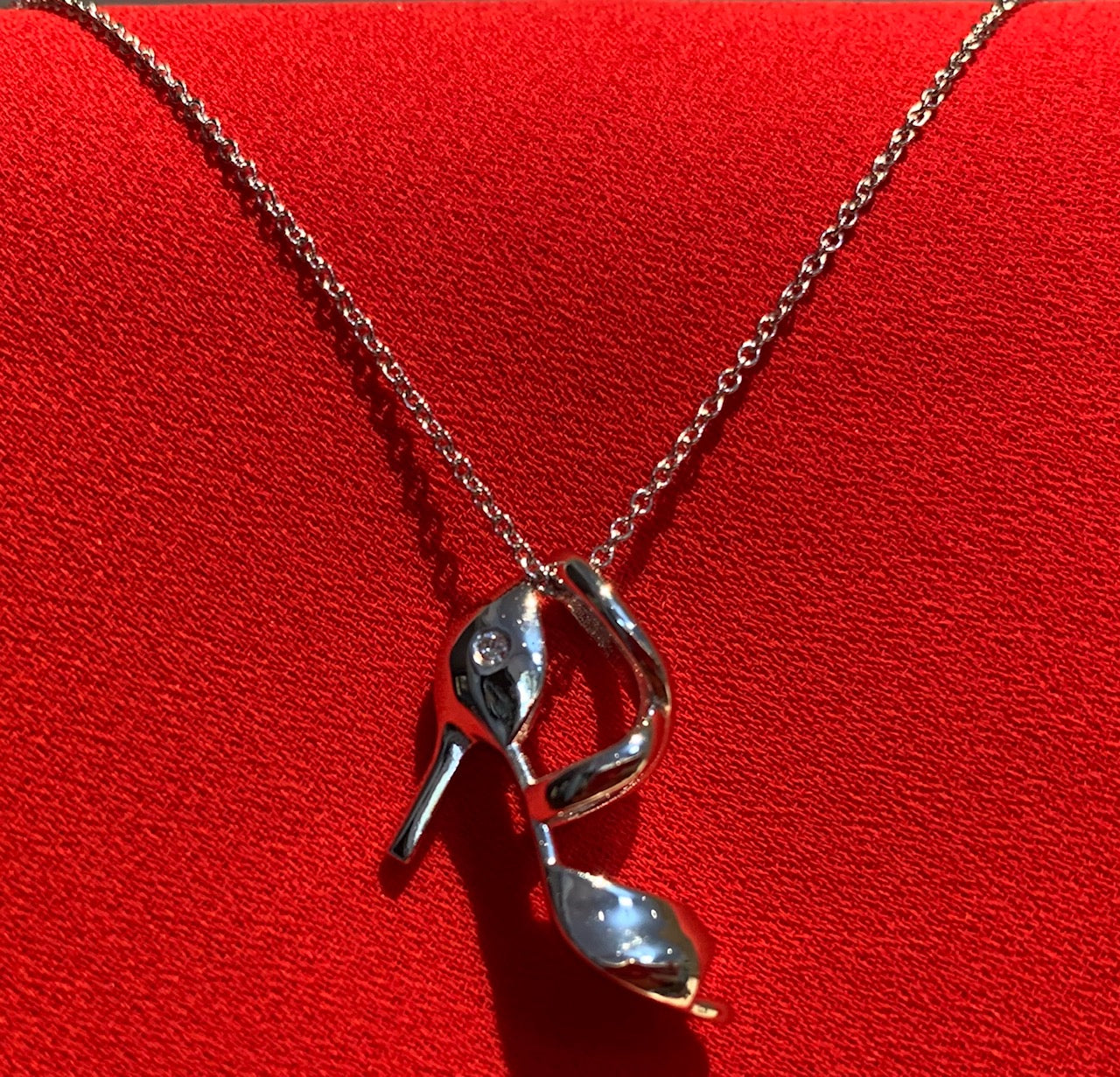 The Forever Tango Shoe Pendant & Necklace