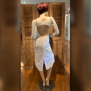 White Tango-- Milonga Dress